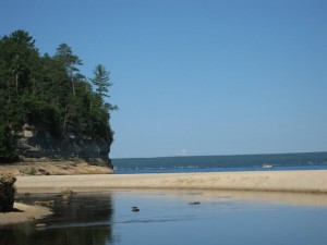 Miners River and Beach at Pictured Rocks National Lakeshore